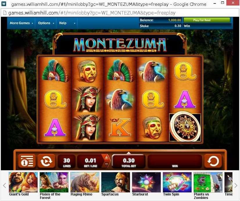 無料カジノスロットゲーム Whg Montezuma